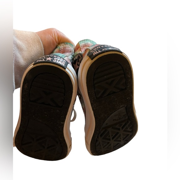 Converse All Stars Watermelon Hi-Top  Sneakers Little Girls US Size 11 - Picture 5 of 8